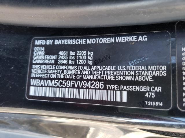 2015 BMW X1 XDRIVE3 WBAVM5C59FVV94286