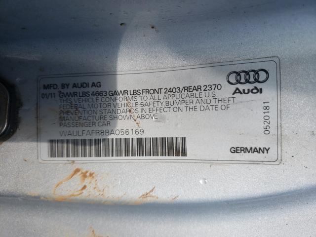 2011 AUDI A5 WAULFAFR8BA056169