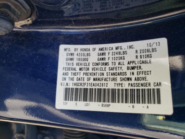 2014 HONDA ACCORD LX 1HGCR2F31EA042812
