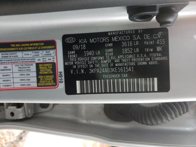 2019 KIA RIO S 3KPA24AB3KE161541