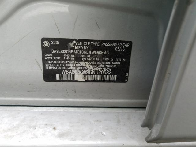 2016 BMW 320 XI WBA8E5G59GNU20532