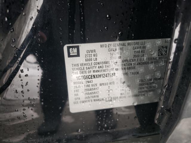 2017 GMC CANYON SLE 1GTG6CENXH1247924