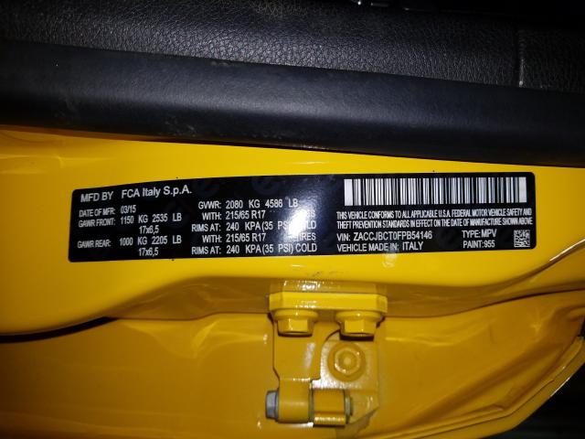 2015 JEEP RENEGADE T ZACCJBCT0FPB54146