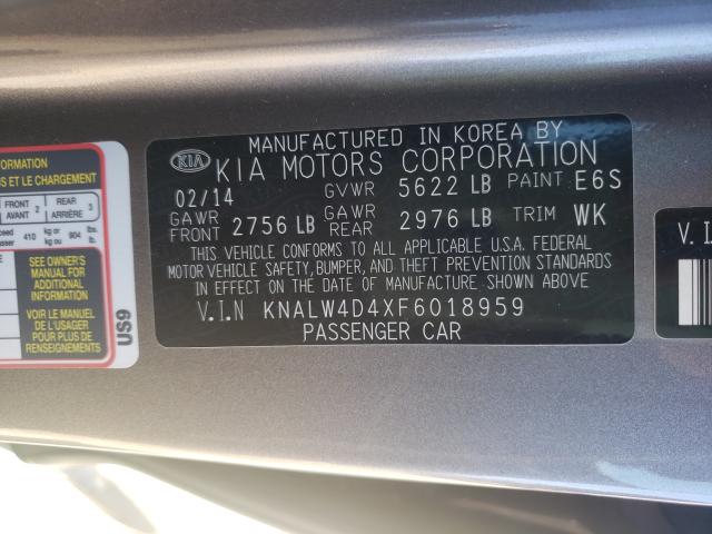 2015 KIA K900 KNALW4D4XF6018959