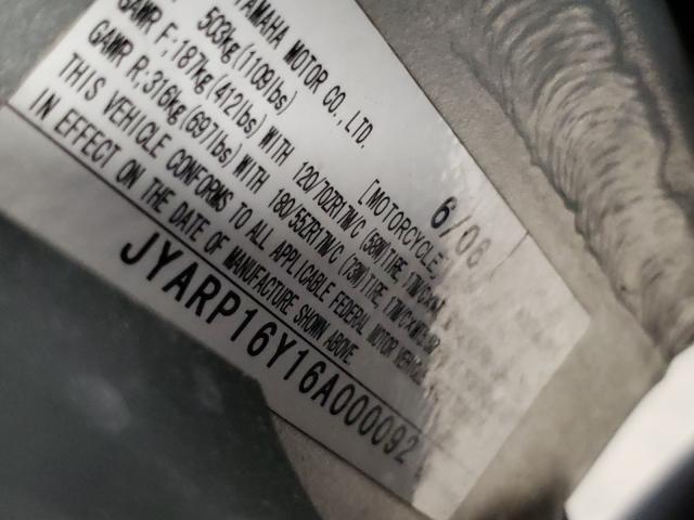 2006 YAMAHA FJR1300 JYARP16Y16A000092