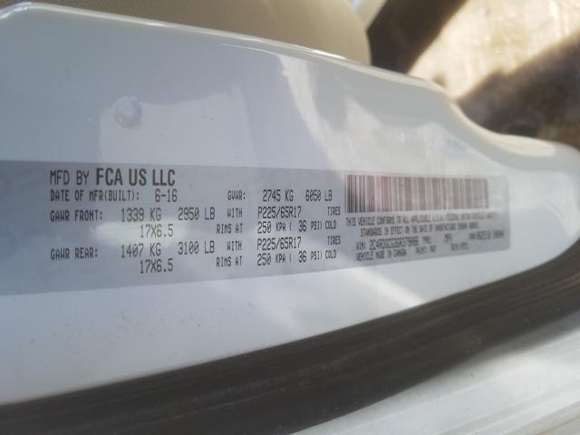 2016 DODGE GRAND CARA 2C4RDGCG3GR379086