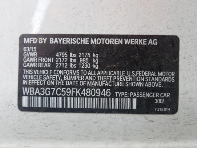 2015 BMW 328 XI - WBA3G7C59FK480946