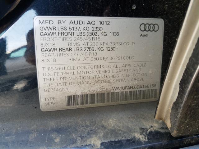 2013 AUDI A4 ALLROAD WA1UFAFL6DA156156