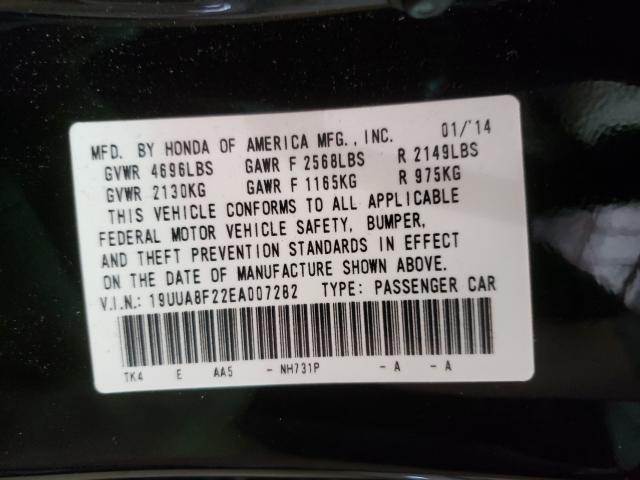 2014 ACURA TL 19UUA8F22EA007282