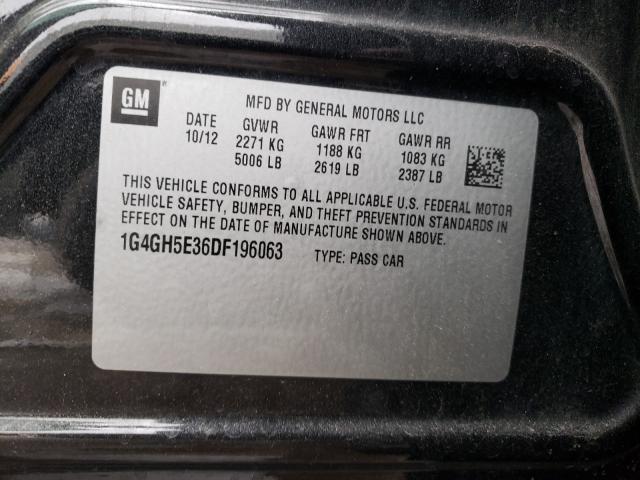 2013 BUICK LACROSSE P 1G4GH5E36DF196063
