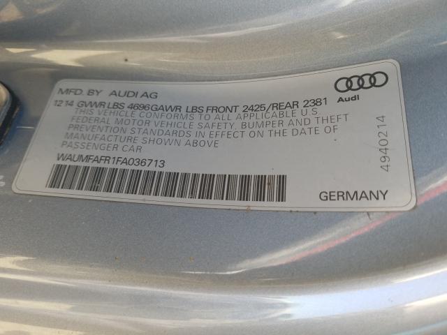 2015 AUDI A5 PREMIUM WAUMFAFR1FA036713