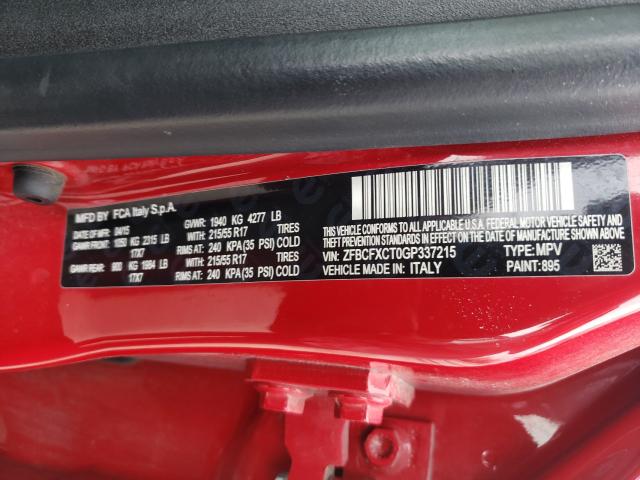 2016 FIAT 500X TREKK ZFBCFXCT0GP337215