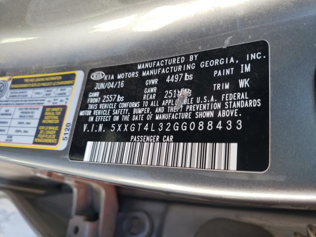 2016 KIA OPTIMA LX 5XXGT4L32GG088433