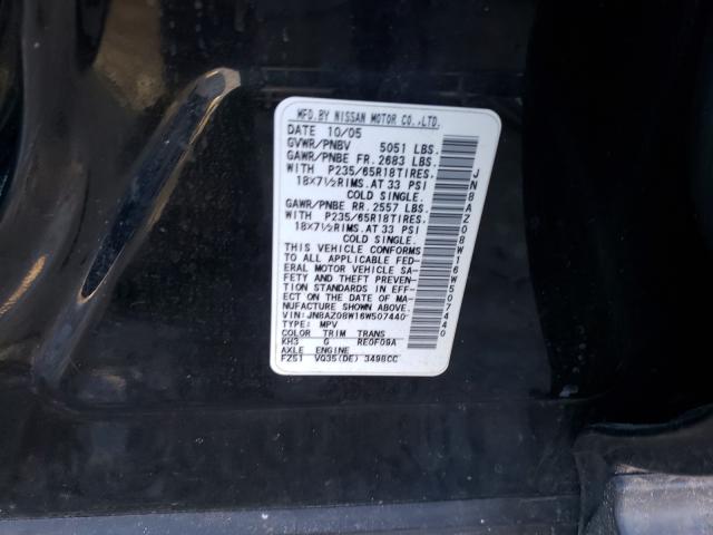 2021 NISSAN MURANO SL JN8AZ08W16W507440