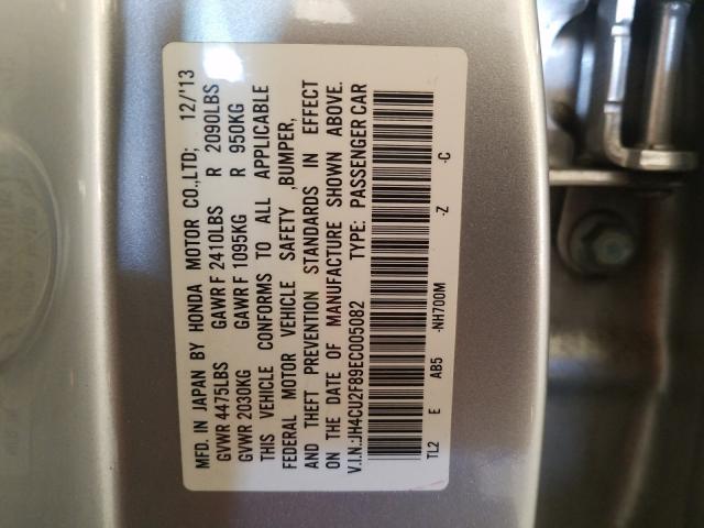 2014 ACURA TSX SE JH4CU2F89EC005082