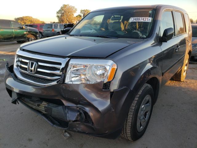 2014 HONDA PILOT LX 5FNYF3H22EB007064