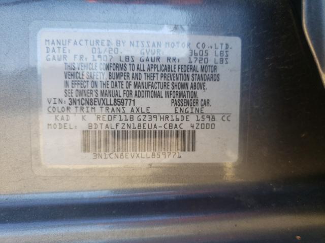 2020 NISSAN VERSA SV 3N1CN8EVXLL859771