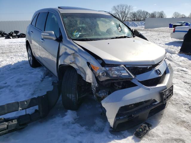 Salvage cars for sale from Copart Milwaukee, WI: 2010 Acura MDX Techno