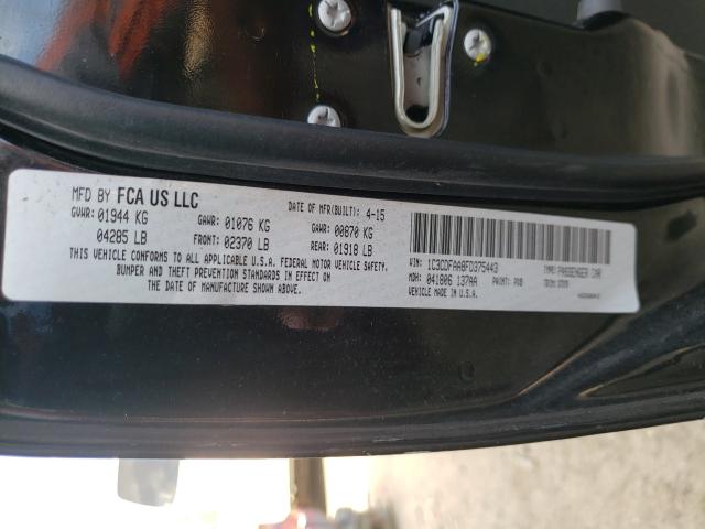 2015 DODGE DART SE 1C3CDFAA8FD375443