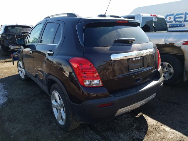 2016 CHEVROLET TRAX LTZ KL7CJMSB9GB572616