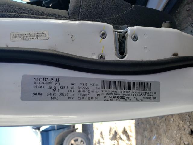 2015 JEEP PATRIOT SP 1C4NJPBA4FD428883