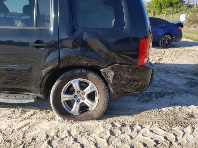 2013 HONDA PILOT EXL 5FNYF3H58DB016649