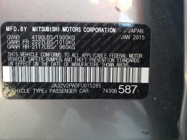 2015 MITSUBISHI LANCER SE JA32V2FW3FU015285