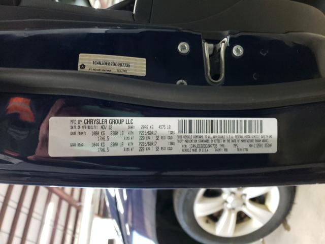 2013 JEEP COMPASS LA 1C4NJDEB2DD207735