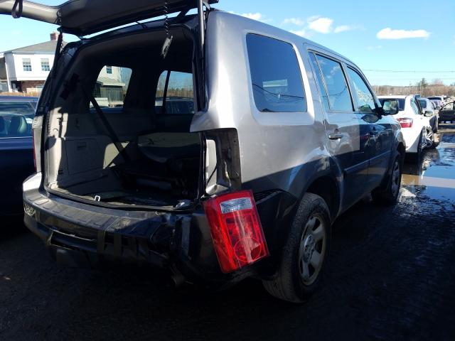 2013 HONDA PILOT LX 5FNYF4H23DB070002