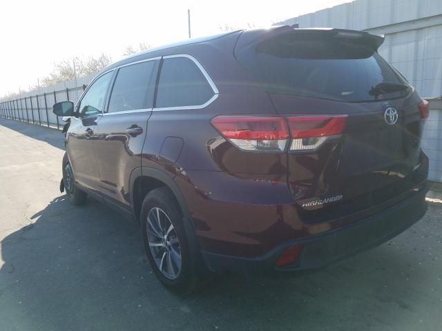 2019 TOYOTA HIGHLANDER - 5TDJZRFH0KS981345