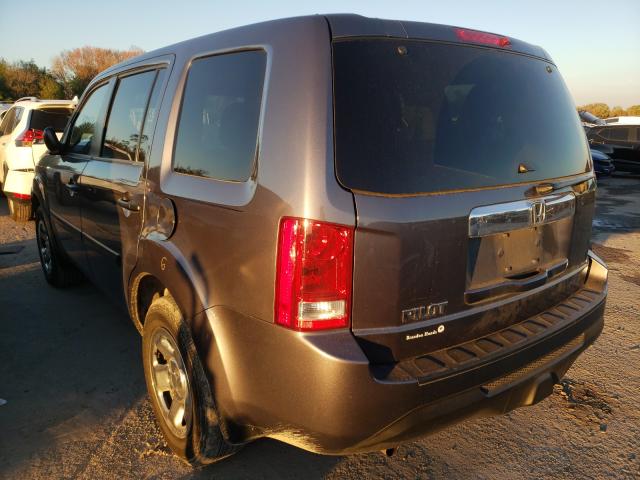 2014 HONDA PILOT LX 5FNYF3H22EB007064