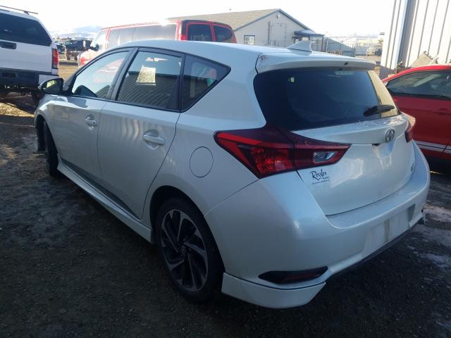 2016 TOYOTA SCION IM JTNKARJE7GJ500709