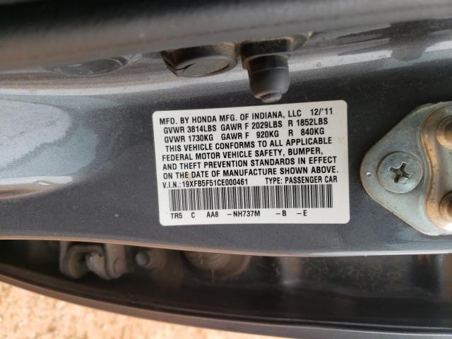 2012 HONDA CIVIC NATU 19XFB5F51CE000461