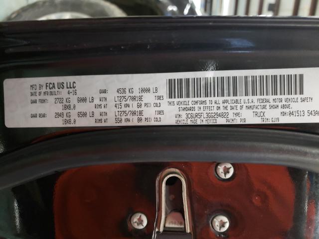 2016 RAM 2500 LARAM 3C6UR5FL3GG294822