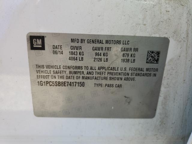 2014 CHEVROLET CRUZE LTZ - 1G1PC5SB8E7417150