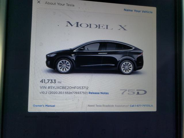 2017 TESLA MODEL X 5YJXCBE20HF053712