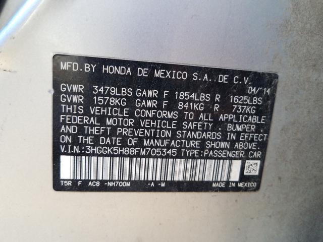 2015 HONDA FIT EX 3HGGK5H88FM705345