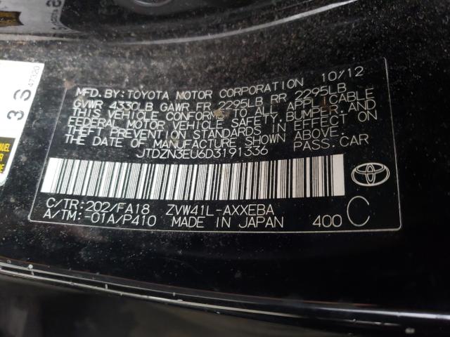2013 TOYOTA PRIUS V JTDZN3EU6D3191336