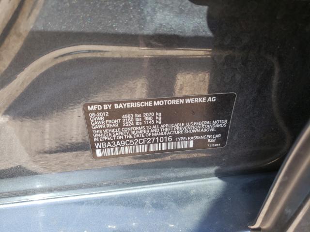 2012 BMW 335 I WBA3A9C52CF271016