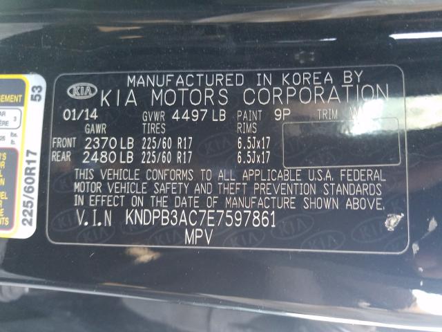 2014 KIA SPORTAGE B - KNDPB3AC7E7597861