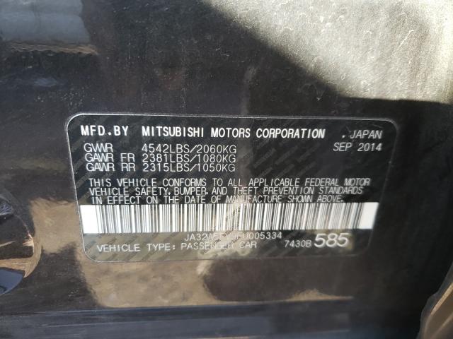 2015 MITSUBISHI LANCER EVO JA32W5FV9FU005334