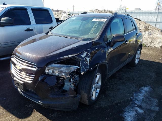 2016 CHEVROLET TRAX LTZ KL7CJMSB9GB572616