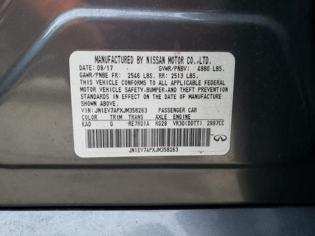 2018 INFINITI Q50 LUXE JN1EV7APXJM358263