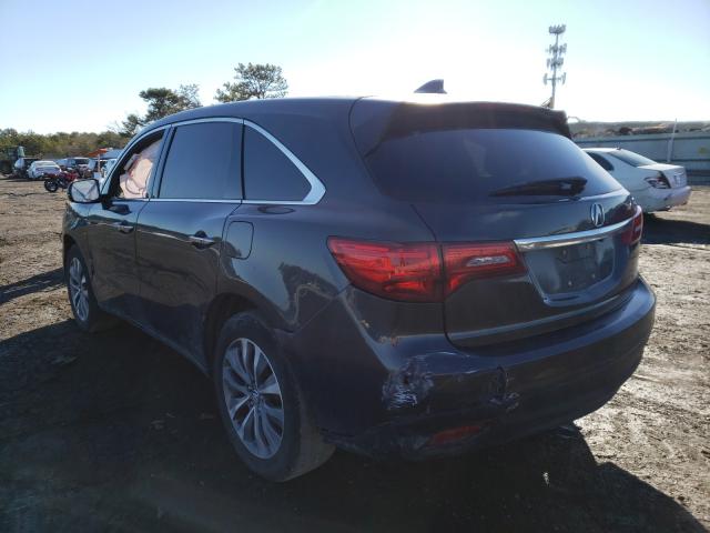 2015 ACURA MDX TECHNO 5FRYD4H41FB030588