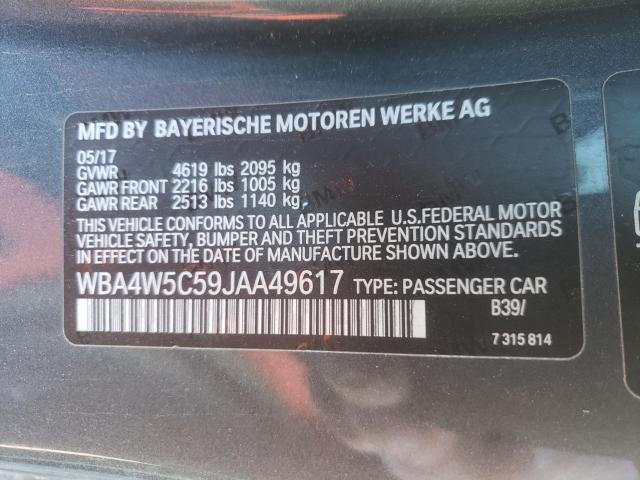 2018 BMW 430XI WBA4W5C59JAA49617