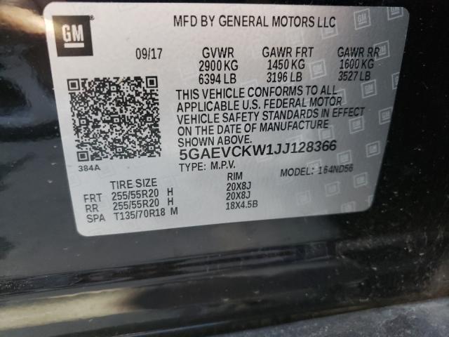 2018 BUICK ENCLAVE AV 5GAEVCKW1JJ128366