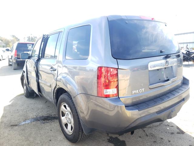2013 HONDA PILOT LX 5FNYF3H24DB014192