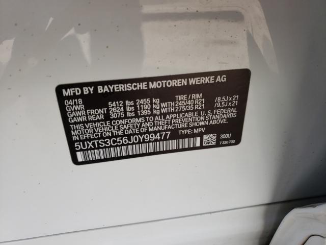 2018 BMW X3 XDRIVEM 5UXTS3C56J0Y99477