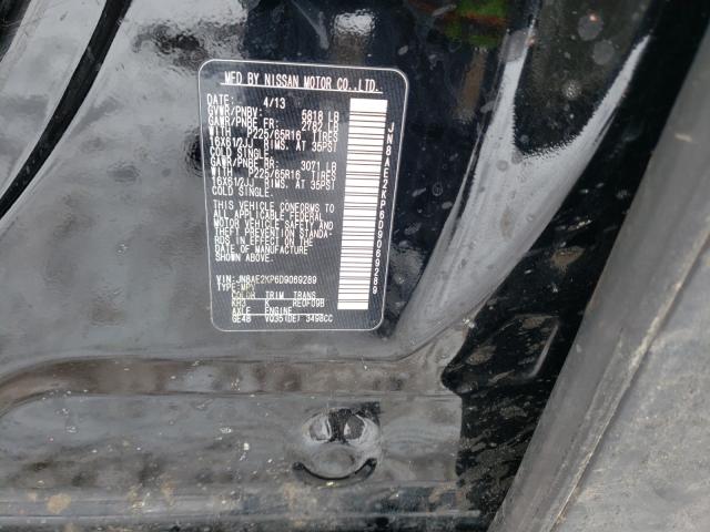 2013 NISSAN QUEST S JN8AE2KP6D9069289