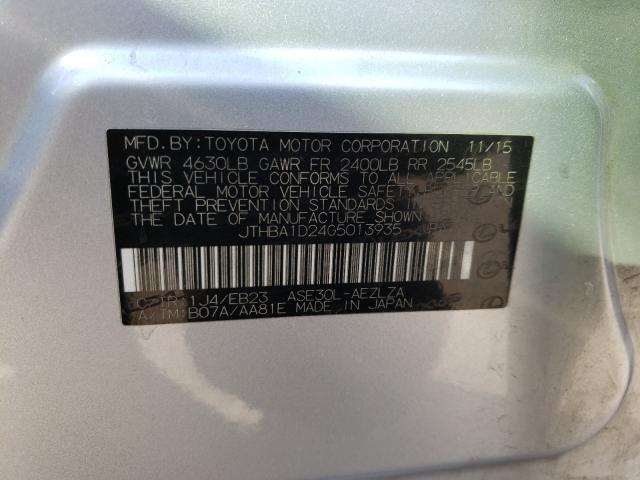 2016 LEXUS IS 200T - JTHBA1D24G5013935